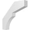 Ekena Millwork 3-in. W x 16-in. D x 16-in. H Monterey Architectural Grade PVC Knee Brace BRCP03X16X16MON - alternate 1